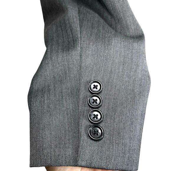 J Crew Men’s Ludlow Jacket Tollegno 1900 Italian Wool Charcoal Size 40 R - Picture 6 of 9